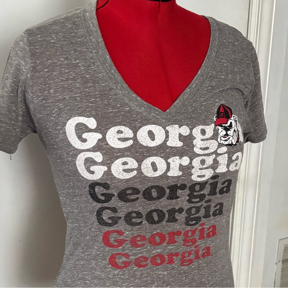 Women’s Georgia Bulldogs Gray vintage look s/s Tee